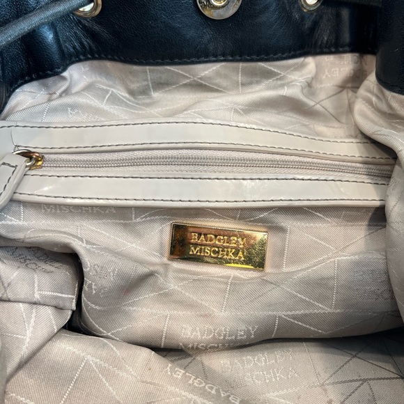 BADGLEY MISCHKA Black Leather Bag - Picture 11 of 16